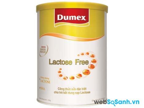 Vì sao nên chọn sữa bột Dumex Lactose Free cho bé không dung nạp lactose?