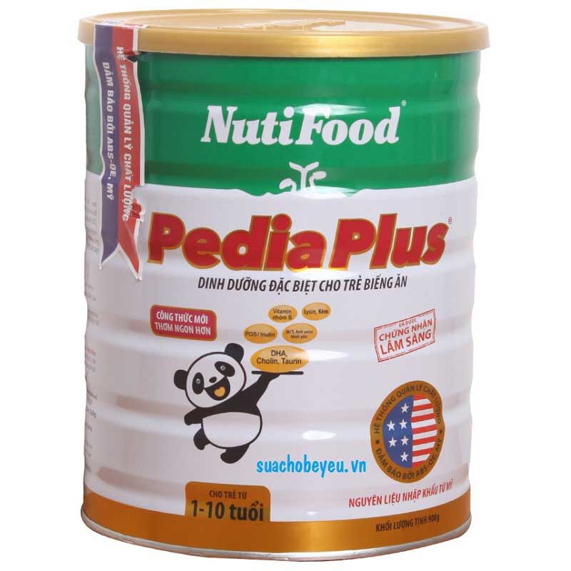 Vì sao nên chọn sữa bột Nutifood Nuti PediaPlus cho trẻ biếng ăn?