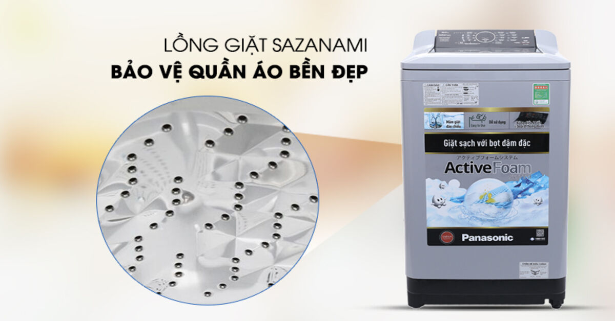 Vì sao nên mua máy giặt Panasonic 9kg NA-F90A4GRV