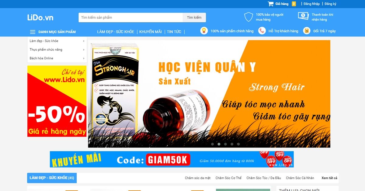 Viên mọc tóc Strong Hair và dầu gội vỏ bưởi & bồ kết Herbario: Công thức hoàn hảo cho mái tóc đẹp