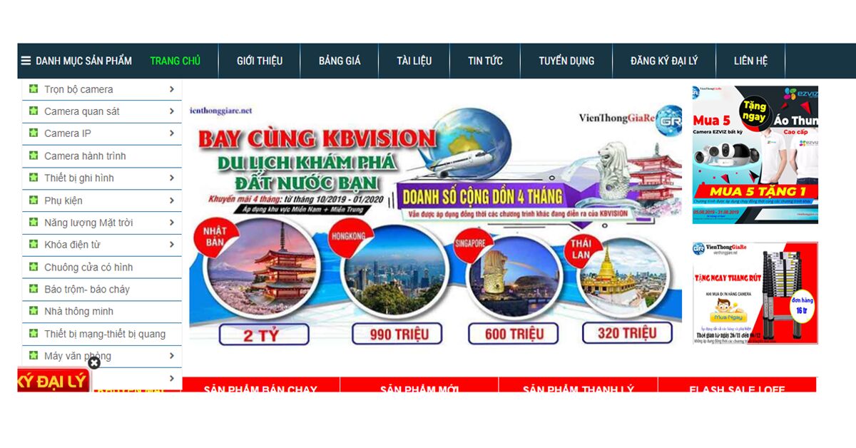 Vienthonggiare.net - Nhà phân phối thiết bị an ninh, camera giám sát