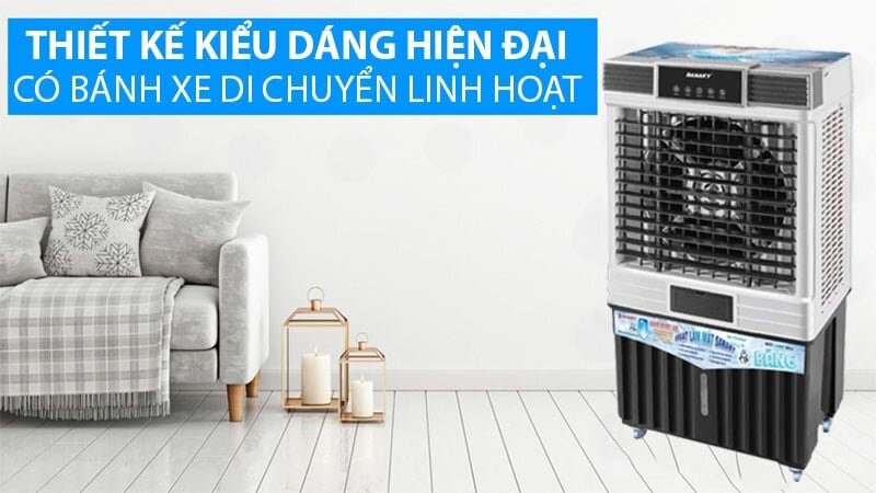 Quạt hơi nước công nghiệp Sanaky VH-7800AR: Giải pháp hạ nhiệt cho không gian rộng
