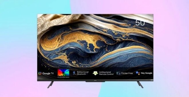 Thiết kế Google tivi Coocaa 4K 50 inch 50V8