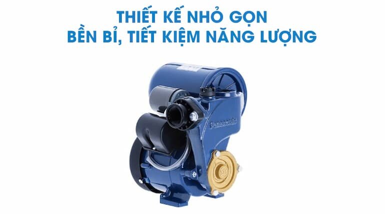 Máy bơm nước Panasonic A-130JAK có thiết kế nhỏ gọn 