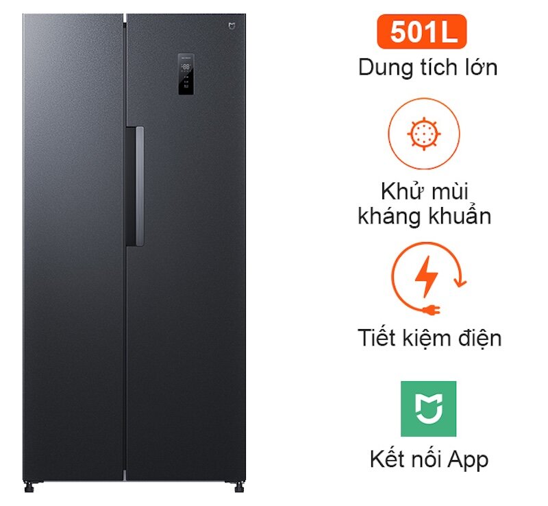 Đánh giá chi tiết tủ lạnh Xiaomi Mijia 501 lít, 2 cánh ra mắt năm 2024