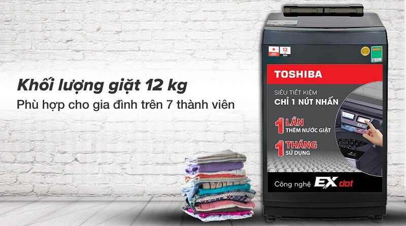 Đánh giá máy giặt Toshiba AW-DUM1300KV - model cửa trên đắt tiền nhất của Toshiba