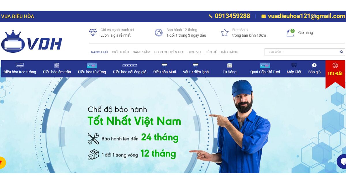 VUA ĐIỀU HÒA - BÁN LẺ RẺ NHƯ BÁN BUÔN