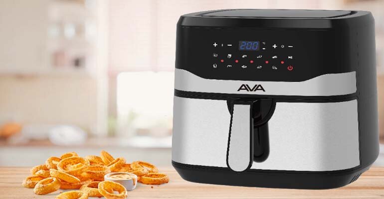 Sử dụng nồi chiên Ava KDF-593D giúp bạn giảm đến 80% lượng dầu mỡ nạp vào cơ thể nồi chiên không dầu Ava