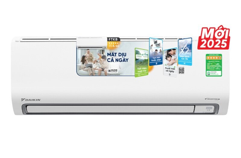 TOP 4 điều hòa 12000 BTU có chức năng cân bằng độ ẩm đáng mua năm 2025