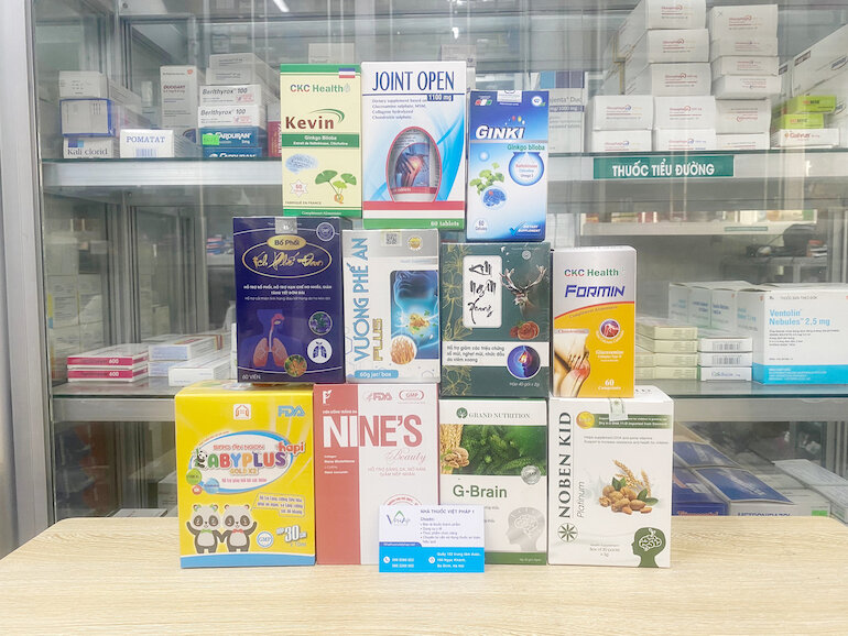Đa dạng các loại thực phẩm chức năng với các công dụng khác nhau