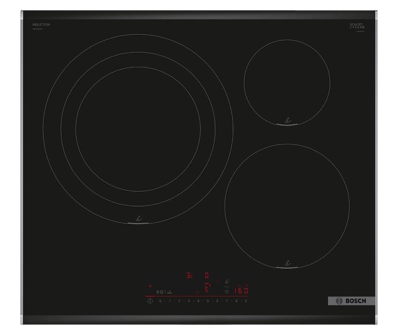 Bếp từ ba Bosch PID675HC1E Series 6 thiết kế ấn tượng, công năng vượt trội