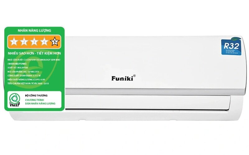 5 điều hòa Funiki 12000 BTU cho phòng 15-20m2, giá từ 4 triệu đồng