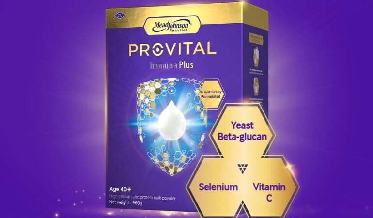 Sữa bột Provital Immuna Plus 960g (dành cho người lớn tuổi và trưởng thành)
