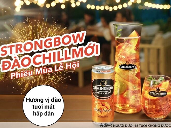 Tất tật 6 vị nước hoa quả lên men Strongbow nên thử dịp Tết 2025 kèm giá bán mới nhất