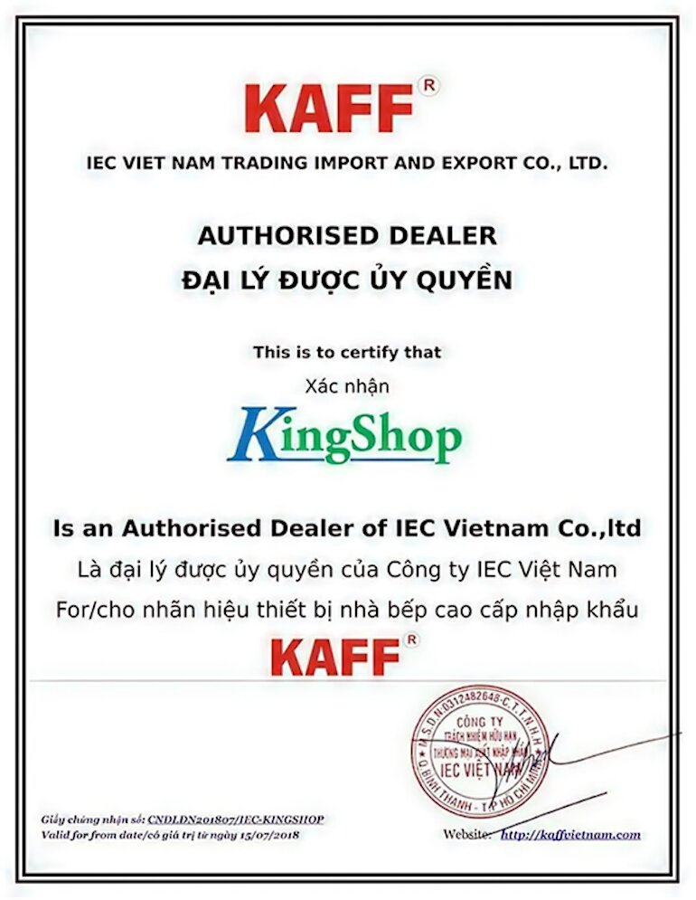 Nguồn gốc xuất xứ của bếp từ Kaff