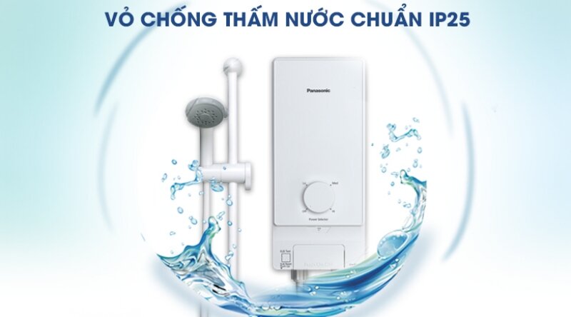 Đánh giá máy nước nóng trực tiếp Panasonic DH-4MS1VW: Làm nóng nhanh, có kháng khuẩn Ag+!