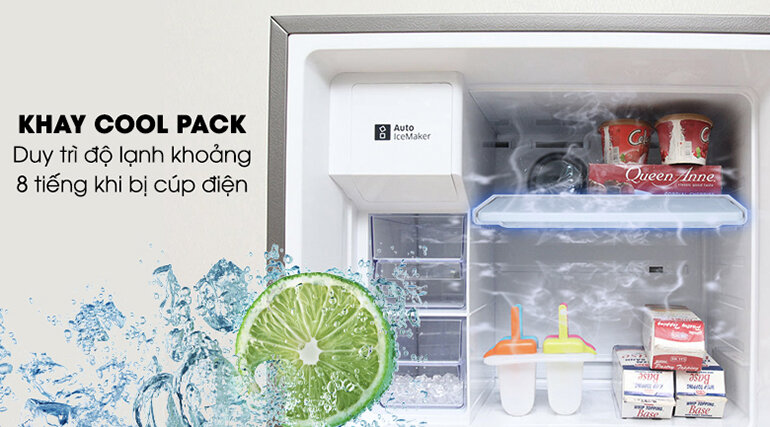 Khay Coolpack giúp giữ lạnh cho thực phẩm khi bị mất điện