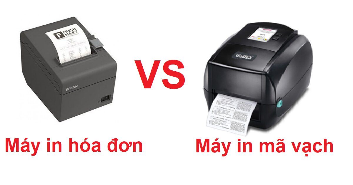 Máy in mã vạch có in được hóa đơn không? Sự khác nhau giữa máy in bill và mã vạch