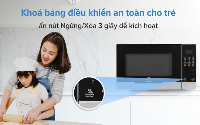 Lò vi sóng Electrolux EMG23DI9EBP sự lựa chọn hoàn hảo cho gia đình