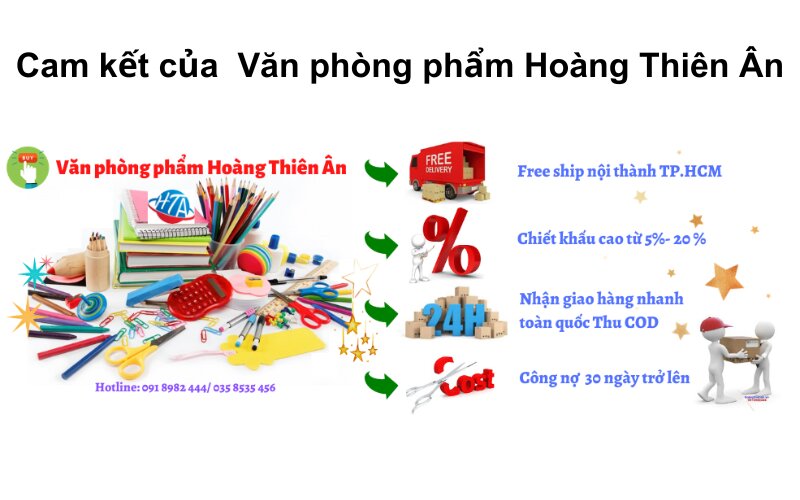 Văn phòng phẩm Hoàng Thiên Ân - Hàng hóa đa dạng, giá cả ưu đãi