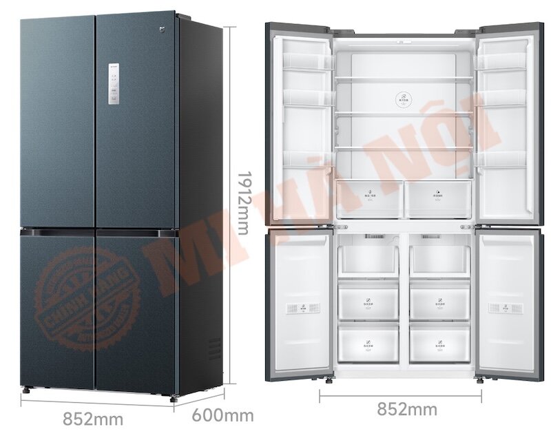 Tủ lạnh Xiaomi Mijia Fresh Cross 485L là thiết bị gia dụng hiện đại