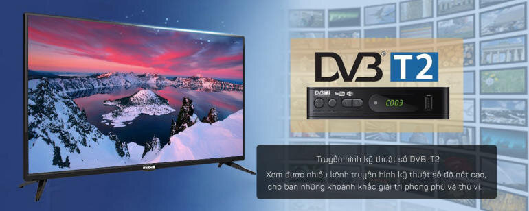 Tận hưởng niềm vui khi xem được nhiều kênh với DVB- T2
