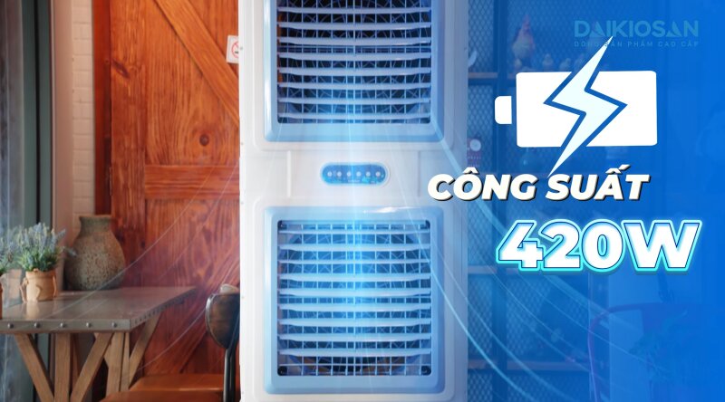 Quạt điều hòa Daikiosan DM206: Thiết kế 2 tầng công suất mạnh, giải nhiệt hiệu quả cho không gian lớn