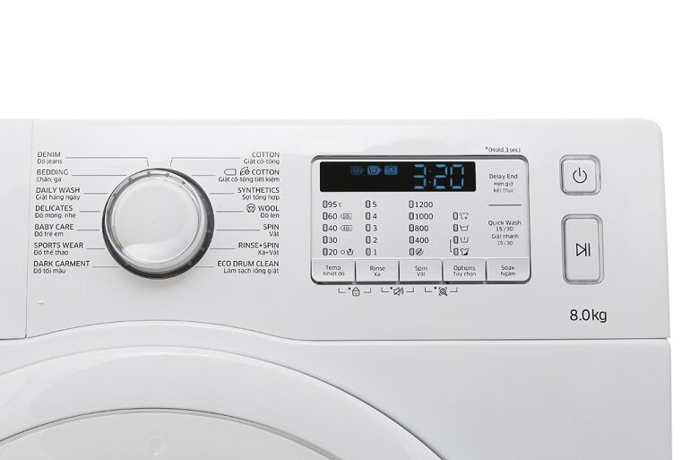 Máy giặt Samsung Inverter 7 kg WW70J4033KW/SV