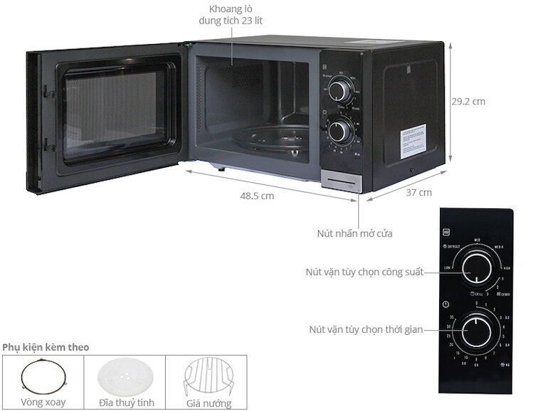 Lò vi sóng Electrolux EMM2318X 23 lít