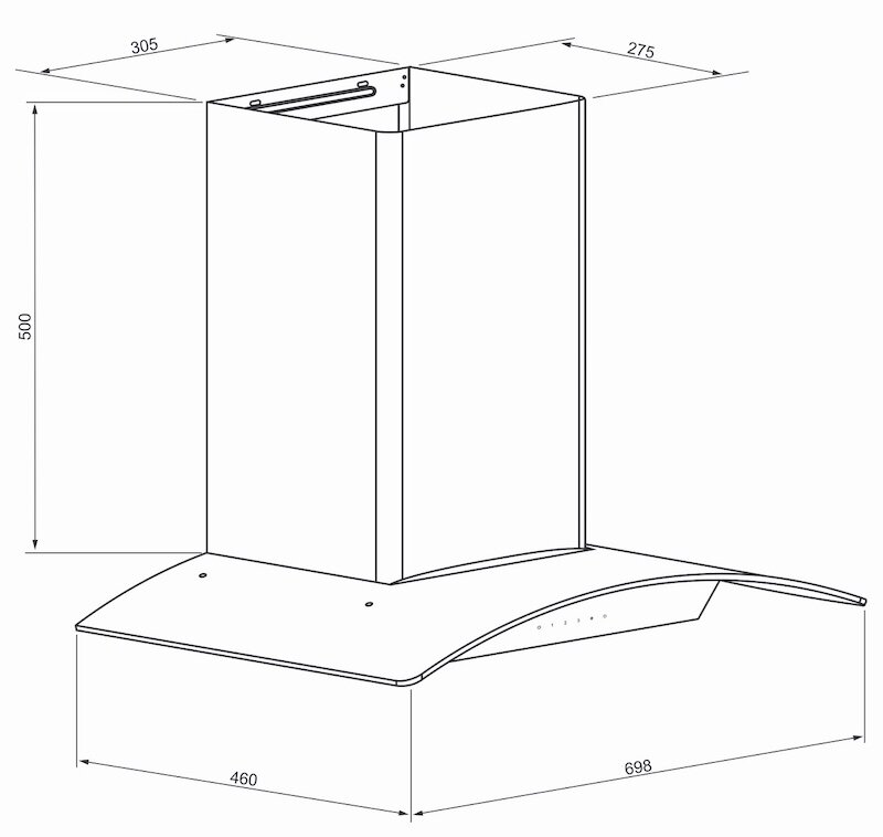 Máy hút mùi Munchen AM102X tối đa sức mạnh, vận hành bền bỉ