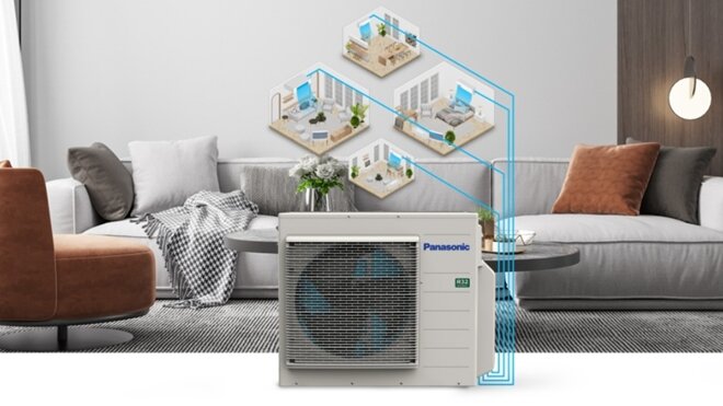 Điều hòa Multi Panasonic 1 nóng 4 lạnh CU-4U34YBZ - giải pháp làm mát thông minh, tiết kiệm điện