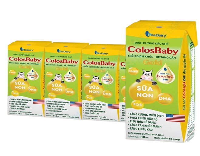 Chi tiết các dòng sữa Colosbaby tăng cân cho bé