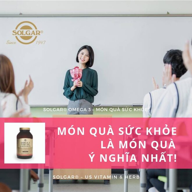 Solgar là món quà cho sức khỏe cho mọi người