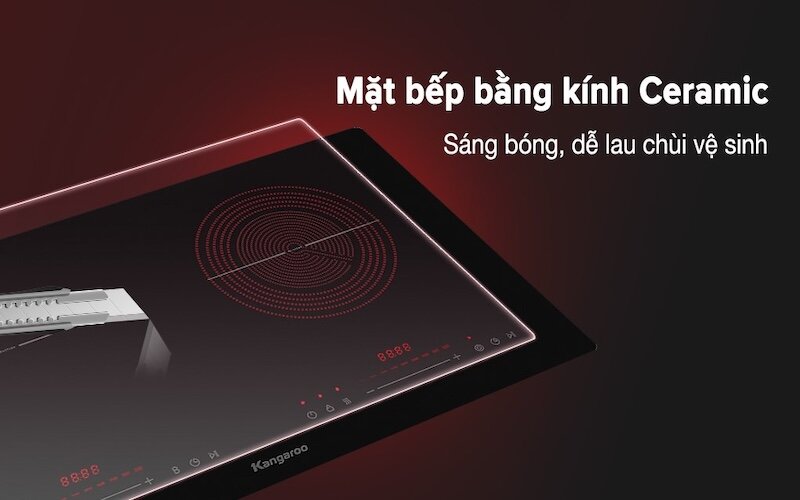 Bếp điện từ Kangaroo KGIF44D1C thiết kế sang trọng, phù hợp với mọi không gian bếp