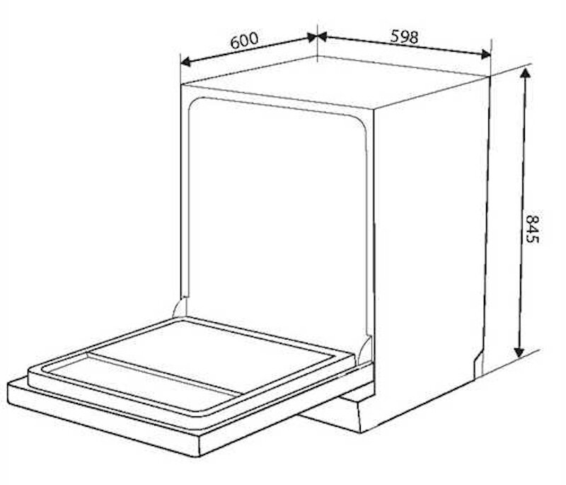 Máy rửa bát Canzy CZ-DGA15EU JUMBO 15 bộ sạch bong, sáng bóng, tiết kiệm thời gian tối đa