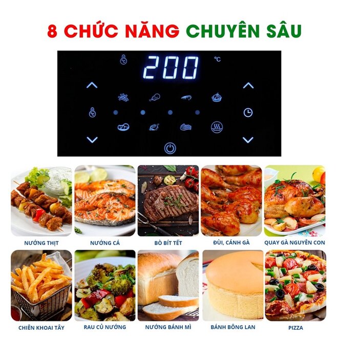 Nồi chiên không dầu AirPower 6QT