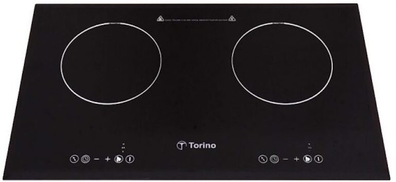 Bếp âm Torino TI-1117M với 2 vùng nấu tiện lợi, có thể lắp đặt âm giúp tiết kiệm không gian.