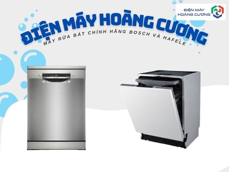 So sánh máy rửa bát Bosch và Hafele: đâu là lựa chọn tốt hơn cho gia đình Việt?