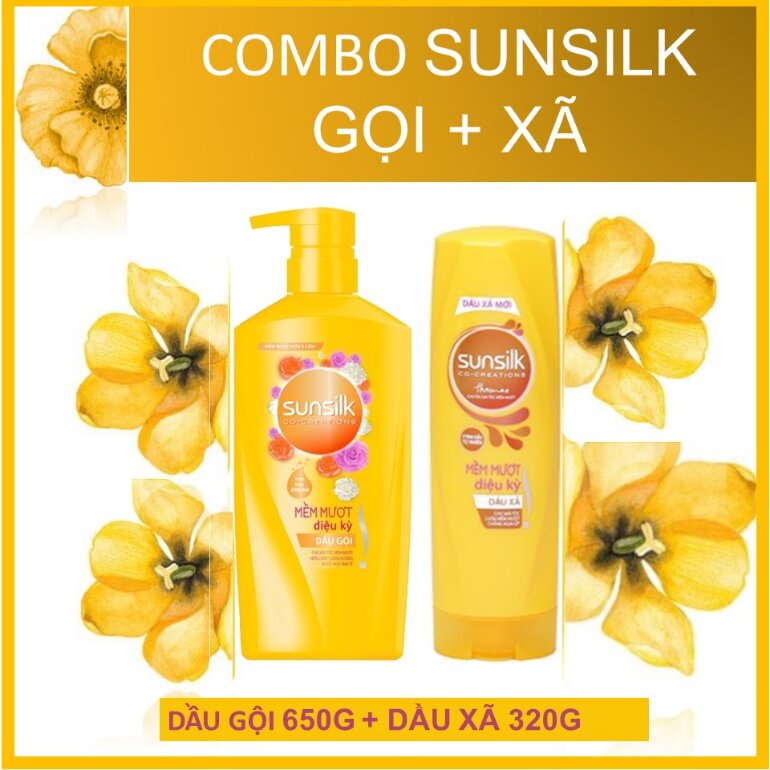 Dầu xả Sunsilk mềm mượt diệu kỳ mới