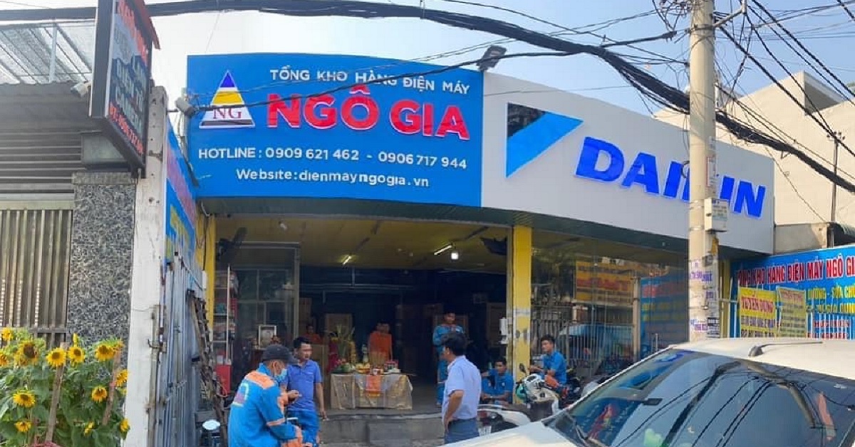 Xả kho máy lạnh, máy giặt, tivi đến 50% tại điện máy Ngô Gia