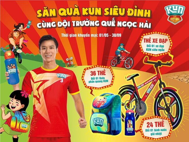 Bé có cơ hội nhận xe đạp Kun cực chất