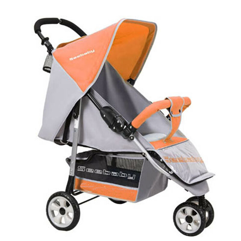 Xe đẩy em bé Seebaby T03 - Xe đẩy đơn ba bánh hiện đại và tiện dụng