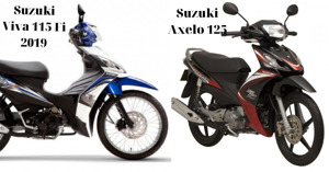 Xe máy Suzuki Axelo 125 cũ và xe Suzuki Viva 115 Fi 2019 cũ, dòng xe nào tốt hơn?