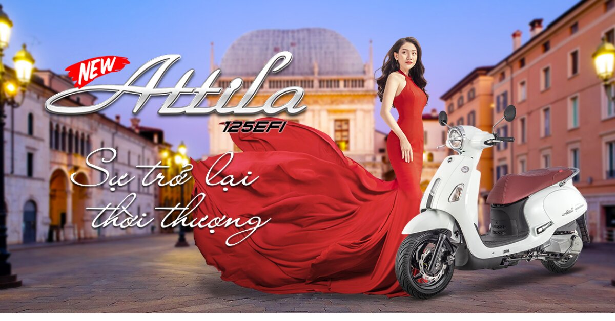 Xe tay ga SYM New Attila 125 có gì nổi bật? Giá bán mới nhất 2022 là bao nhiêu?