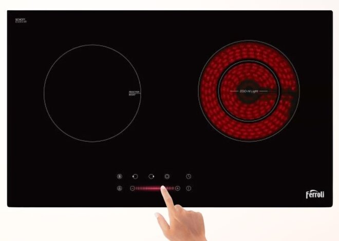 Bếp từ hồng ngoại Ferroli IC4500DD sở hữu tính năng khóa an toàn