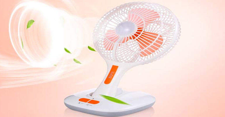 Cấu tạo và tính năng của quạt sạc điện quạt tích điện