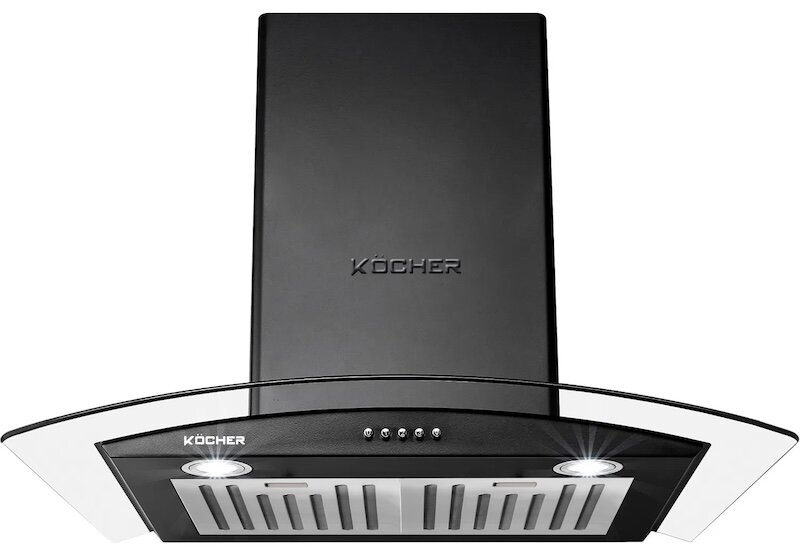 Dễ dàng điều chỉnh và sử dụng trên máy hút mùi Kocher K-8870BL
