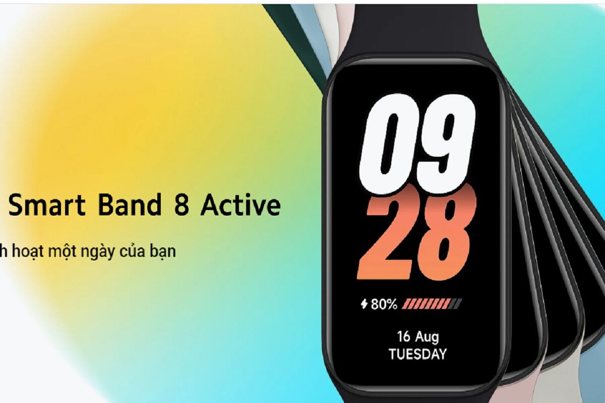 Xiaomi Band 8 Active - đồng hồ thông minh giá chỉ 490.000 đồng, mà thiết kế thời thượng lại nhiều tính năng hiện đại