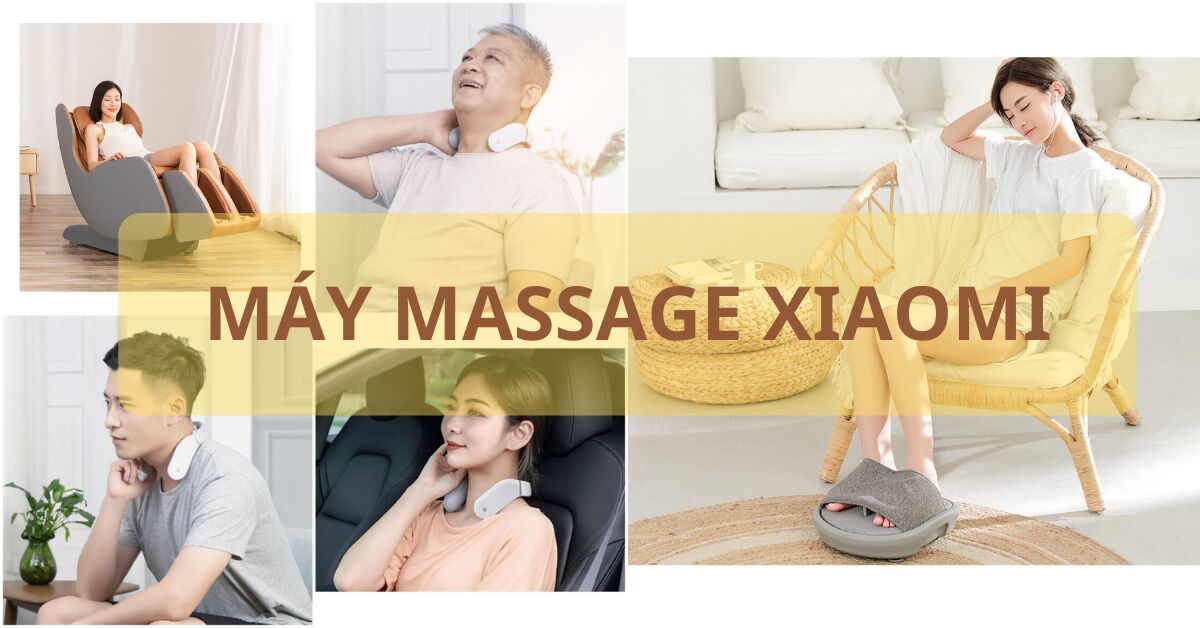 Xiaomi và top những sản phẩm máy massage Xiaomi tốt nhất
