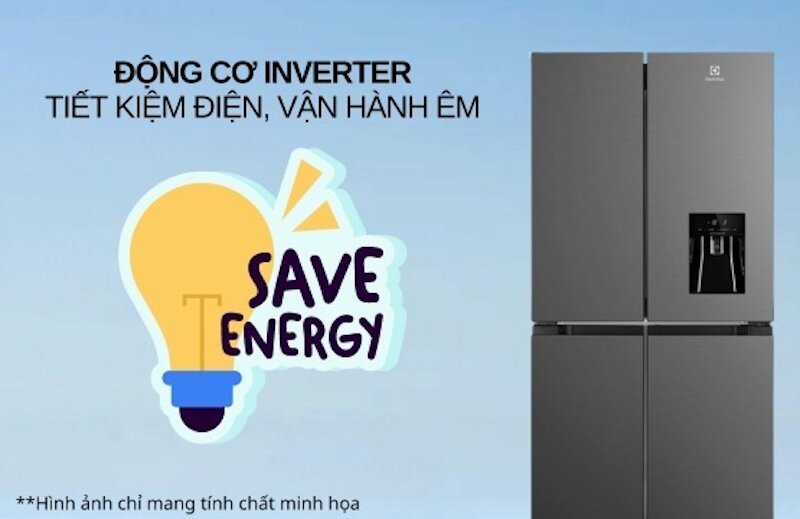 Đánh giá chi tiết tủ lạnh Electrolux Inverter 499 Lít EQE4960A-B